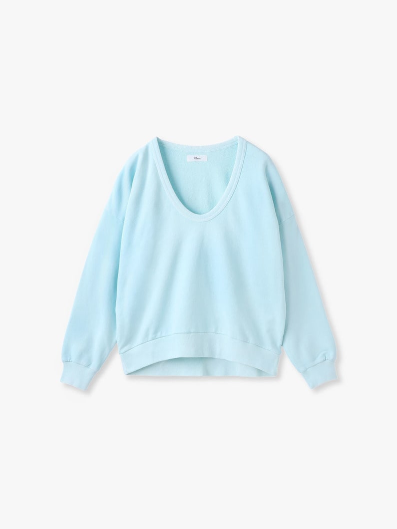 ピグメントダイ ロングスリーブ トップ 詳細画像 light blue 5