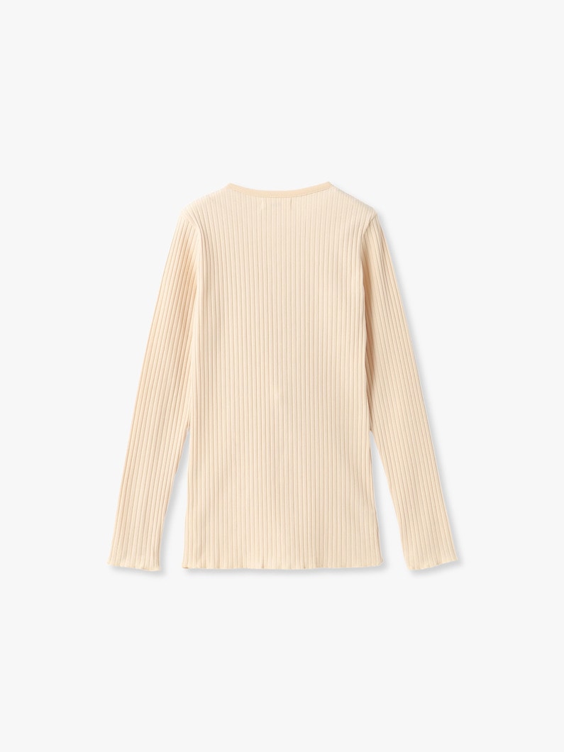 トタンリブ カーディガン 詳細画像 ivory 1