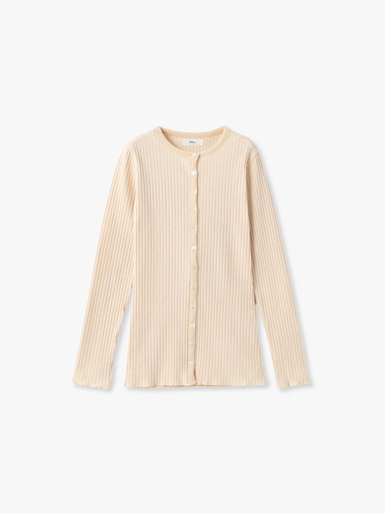 トタンリブ カーディガン 詳細画像 ivory 5