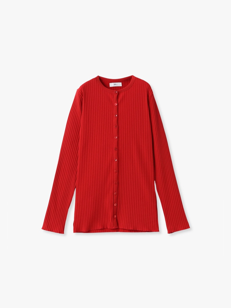 トタンリブ カーディガン 詳細画像 red