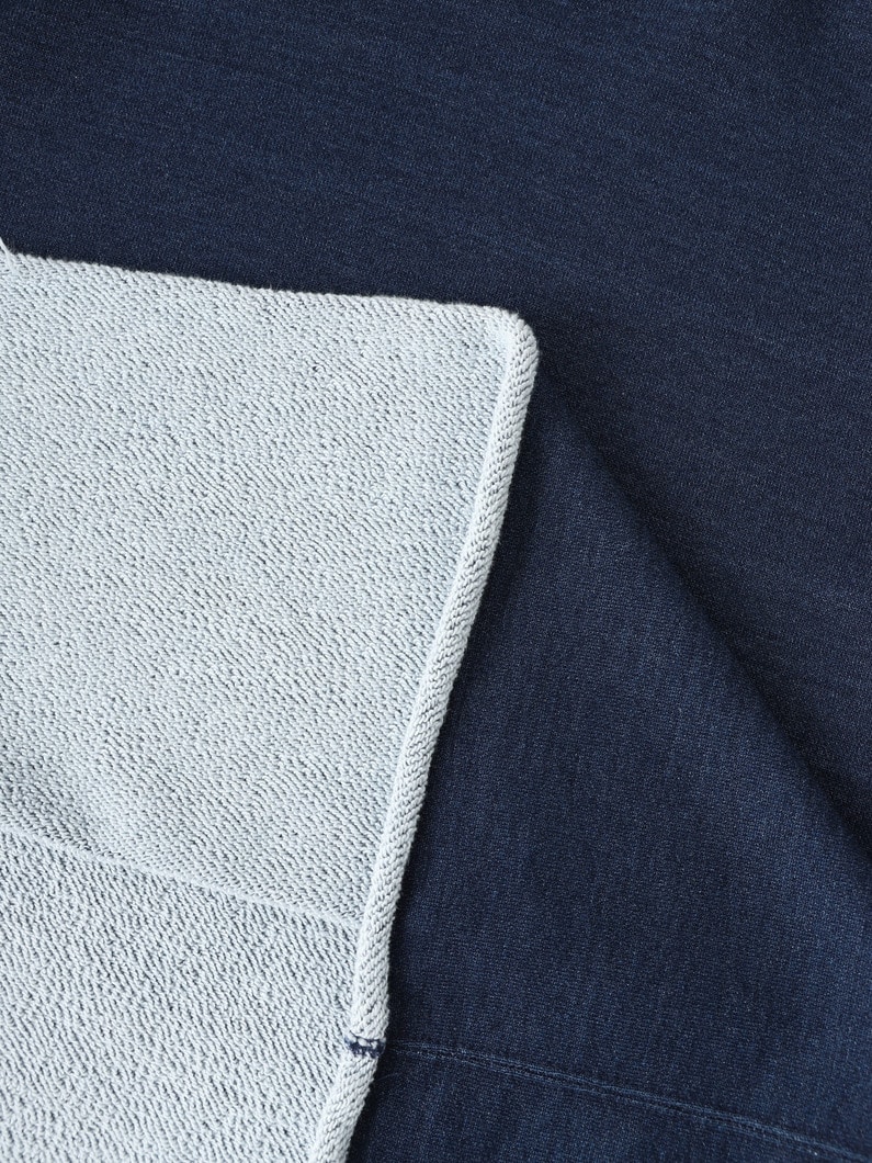 インディゴ スウェット プルオーバー 詳細画像 indigo 3