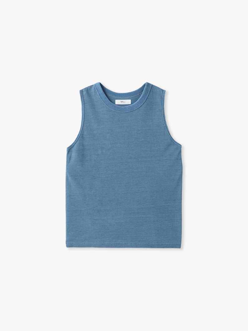 インディゴ スリーブレス トップ 詳細画像 blue 3