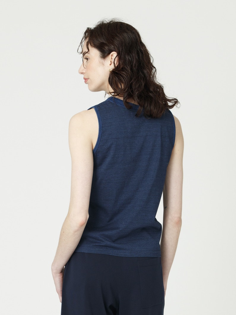 インディゴ スリーブレス トップ 詳細画像 indigo 2