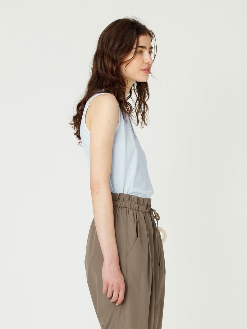 インディゴ スリーブレス トップ 詳細画像 pale blue 2