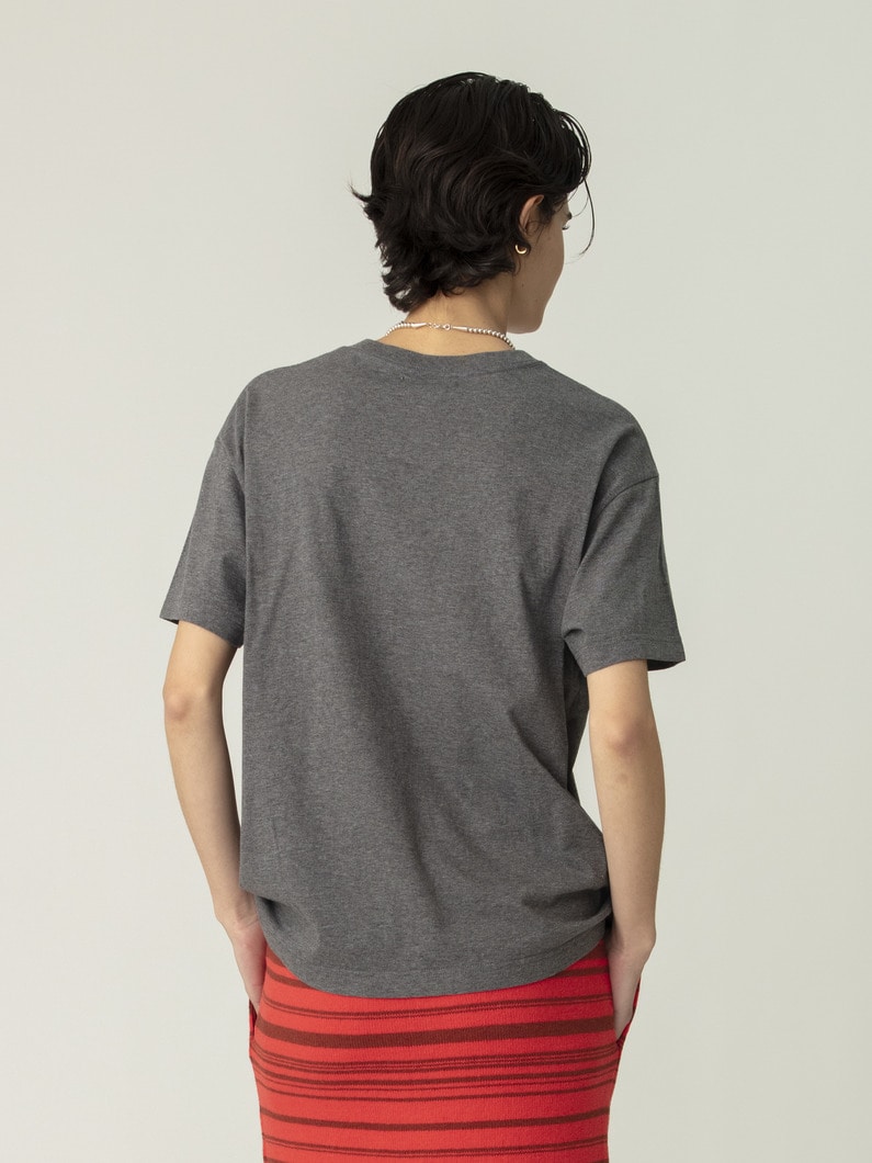 ルカ プリント ティー 詳細画像 top gray 3