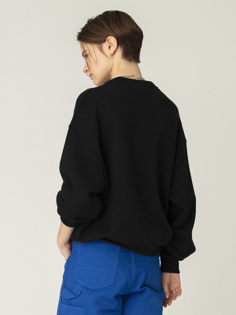ロゴ スウェット プルオーバー（ホワイト/ブラック） 詳細画像 black 3