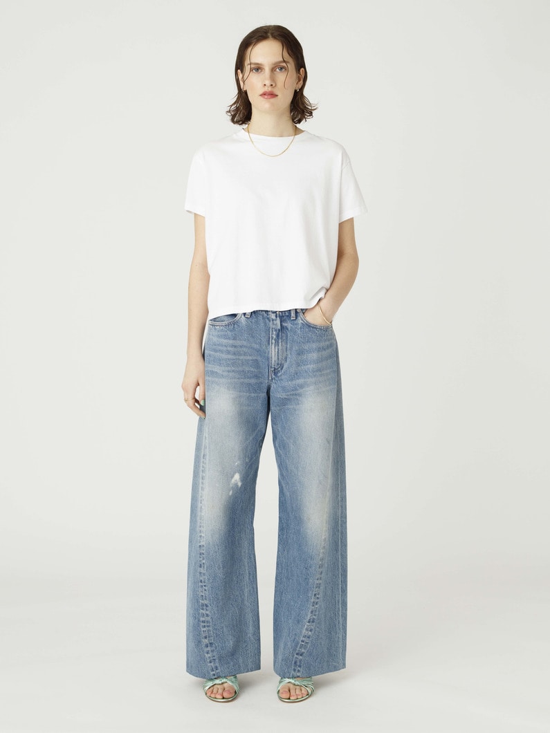 サステナブルコットン ティー（women） 詳細画像 white 2