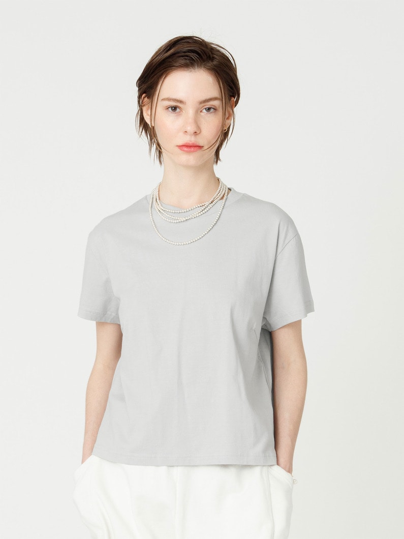 サステナブルコットン ティー（women） 詳細画像 light gray