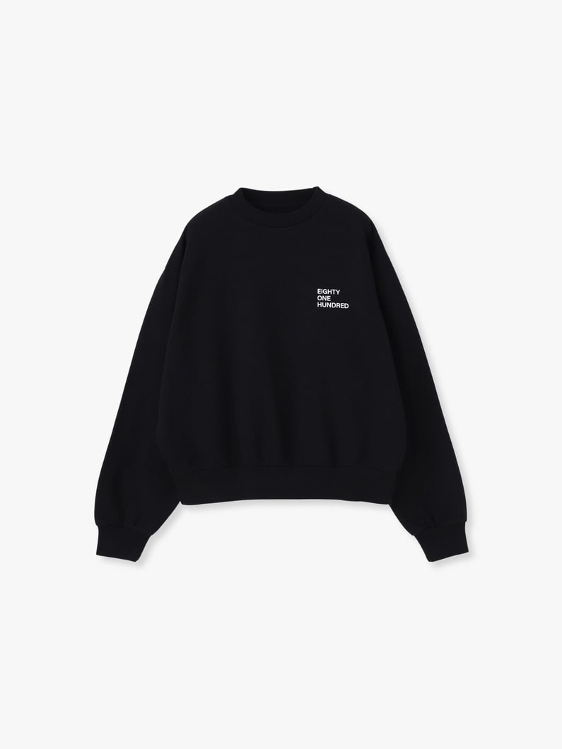 サステナブルコットン ロゴ スウェット プルオーバー（women） 詳細画像 black 3