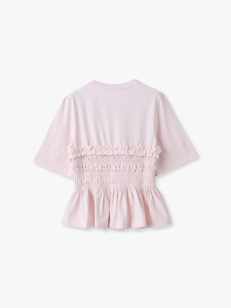 ヴィルデ ギャザートップ（ライトピンク） 詳細画像 light pink 1