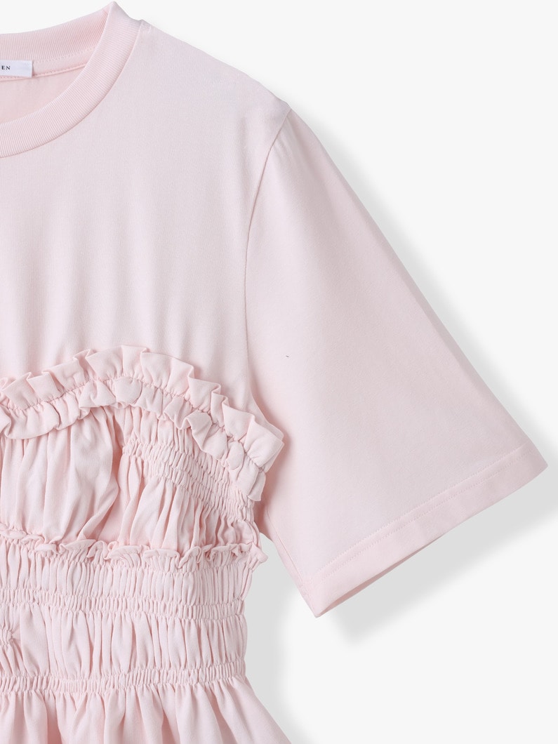 ヴィルデ ギャザートップ（ライトピンク） 詳細画像 light pink 2