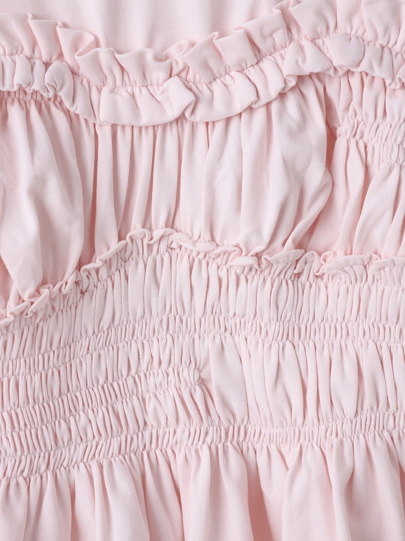 ヴィルデ ギャザートップ（ライトピンク） 詳細画像 light pink 3