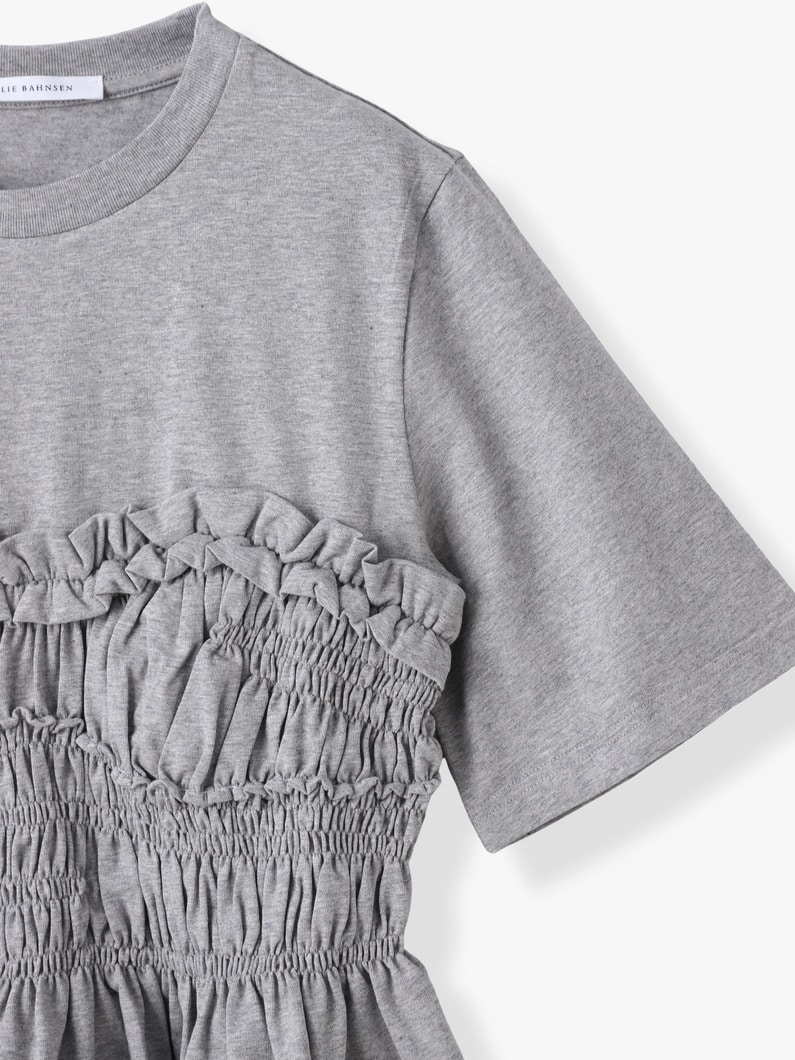 ヴィルデ ギャザートップ（グレー） 詳細画像 gray 2