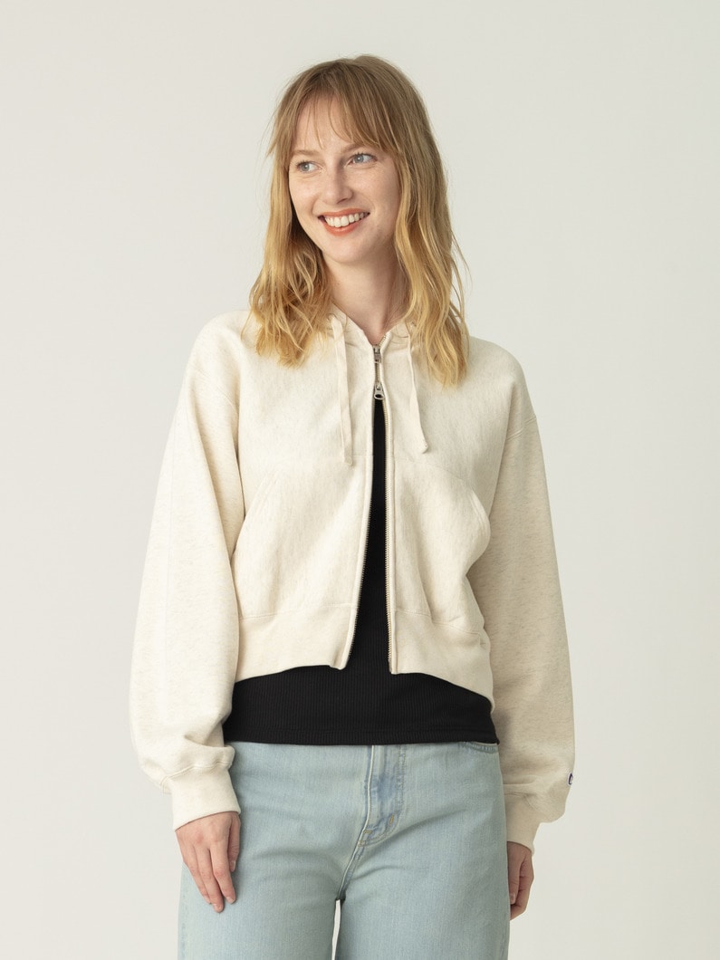 ダブルジップ フーディー 詳細画像 ivory 2