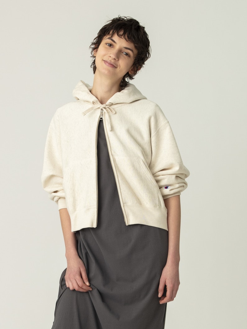 ダブルジップ フーディー 詳細画像 ivory 3