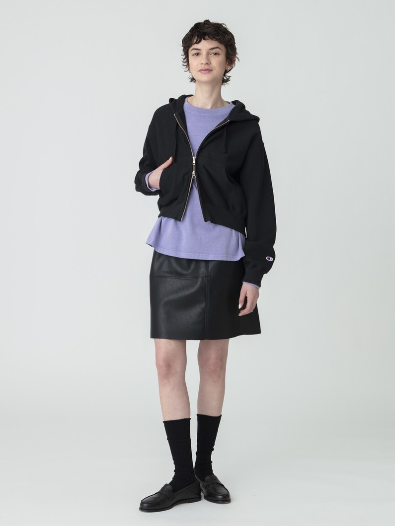 ダブルジップ フーディー 詳細画像 black 3