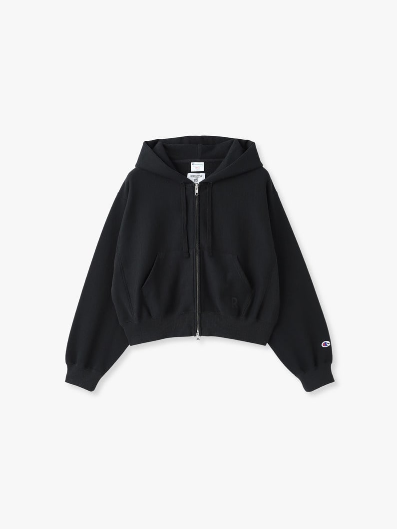 ダブルジップ フーディー 詳細画像 black 5