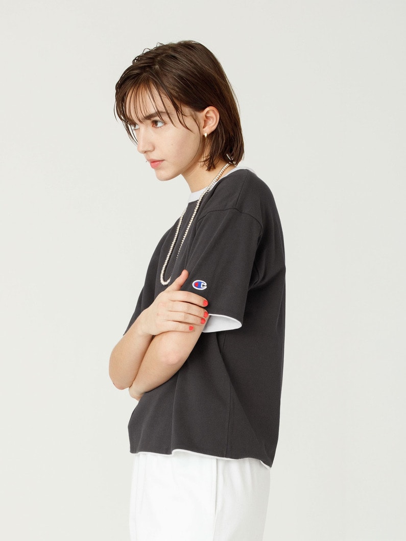 リバーシブル ティー 詳細画像 white 5