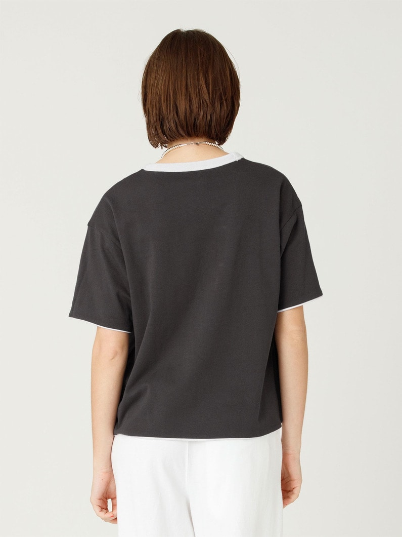 リバーシブル ティー 詳細画像 white 6