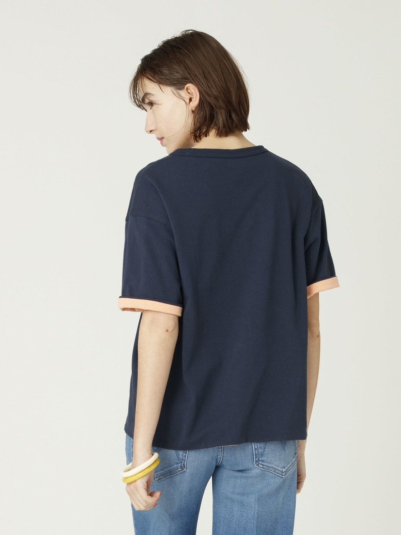 リバーシブル ティー 詳細画像 navy 2