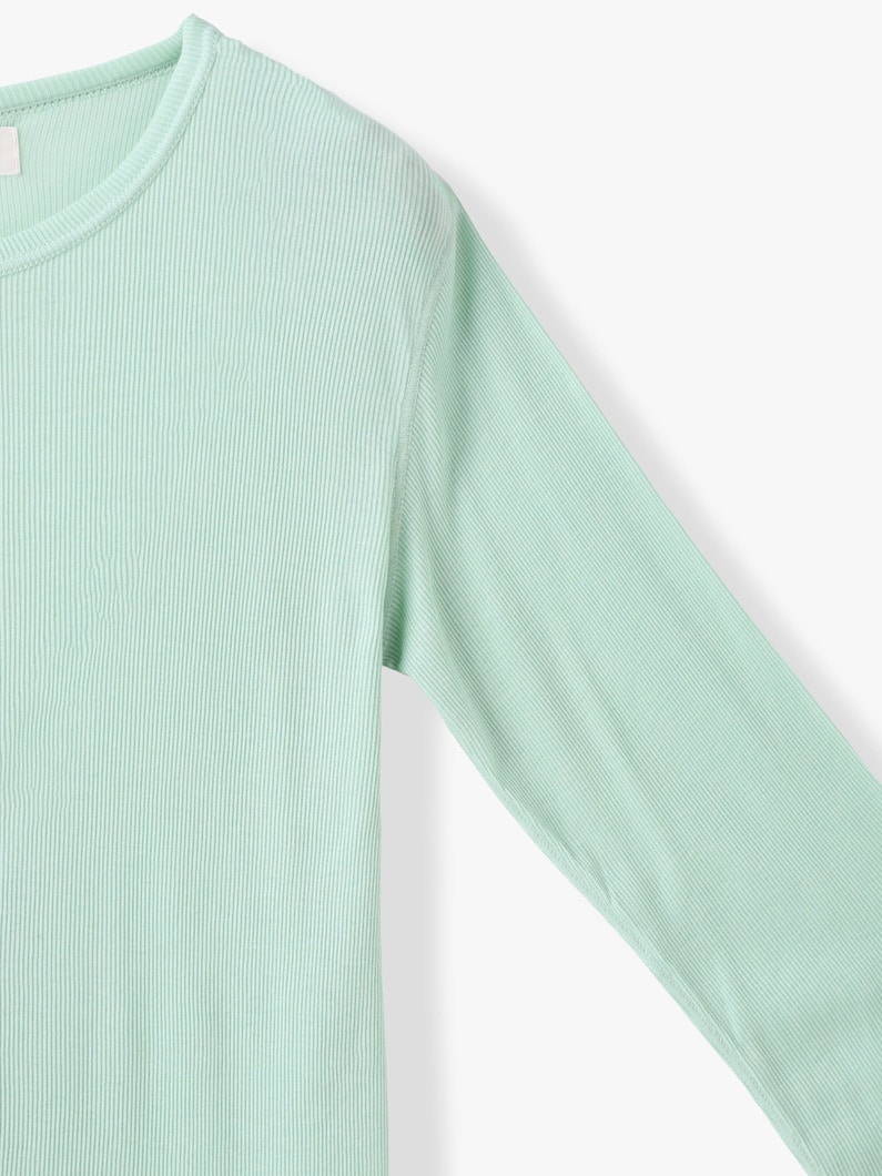 シアー クルーネック プルオーバー 詳細画像 green 2