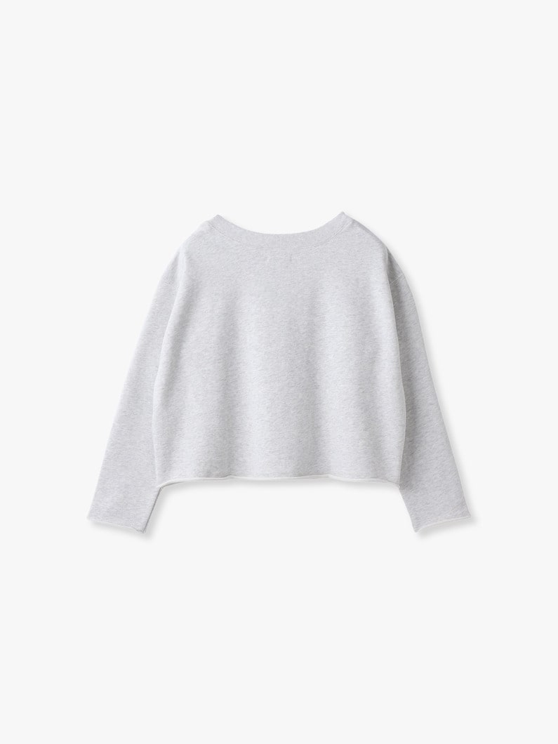 ボートネック スウェット プルオーバー 詳細画像 black 1