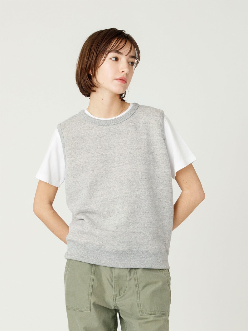 スウェット ベスト（グレー） 詳細画像 gray 1