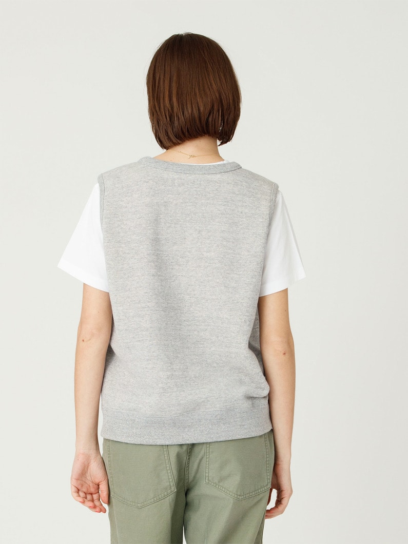 スウェット ベスト（グレー） 詳細画像 gray 2