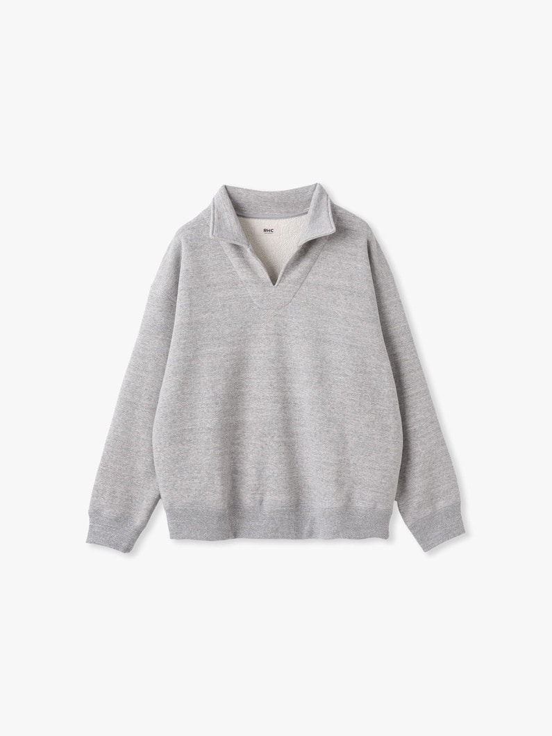 スウェット スキッパー プルオーバー（グレー） 詳細画像 gray 4