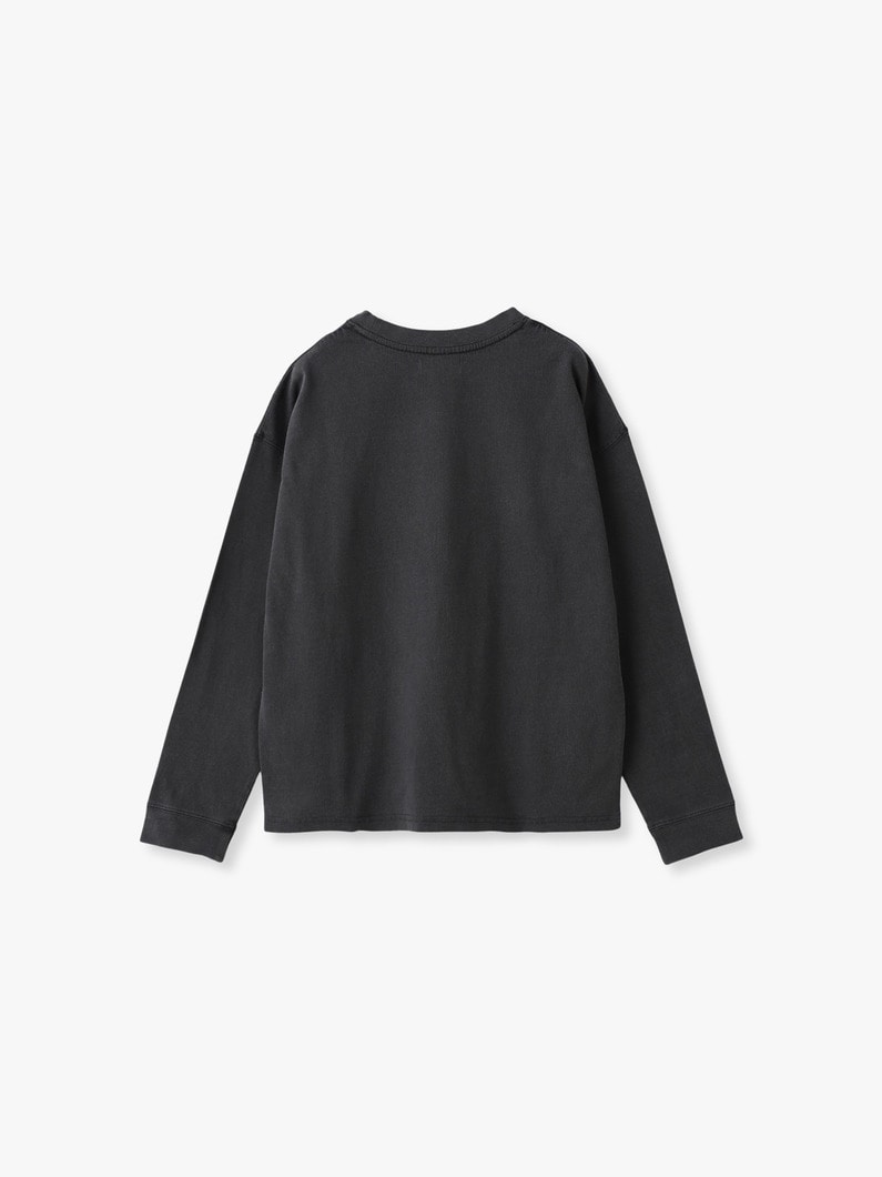 ピグメント ダイ ロングスリーブティー 詳細画像 white 1