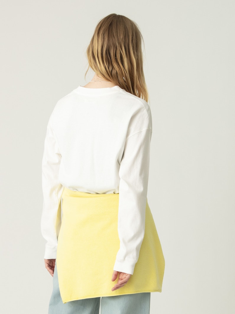 ピグメント ダイ ロングスリーブティー 詳細画像 white 2