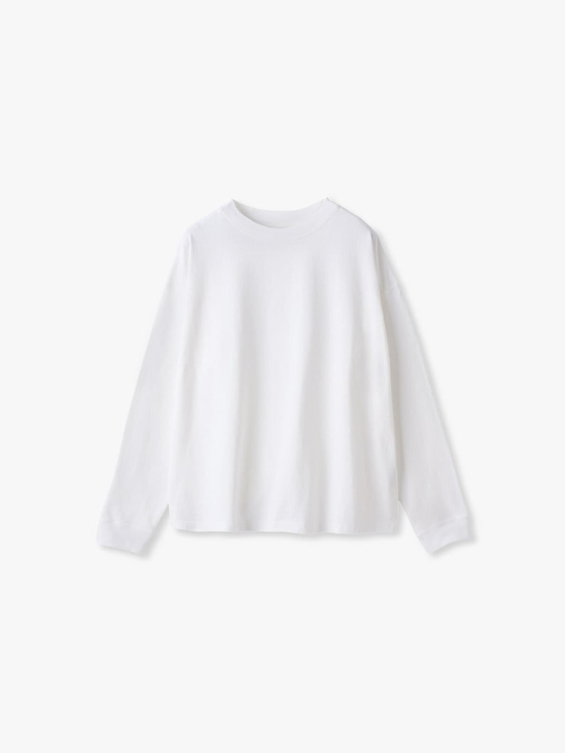 ピグメント ダイ ロングスリーブティー 詳細画像 white 3