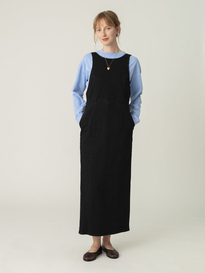 ピグメント ダイ ロングスリーブティー 詳細画像 blue 3