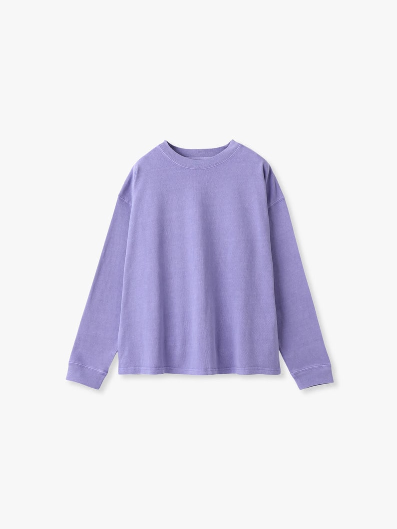 ピグメント ダイ ロングスリーブティー 詳細画像 lavender 3