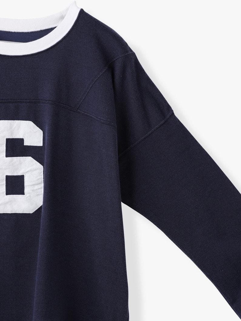 ナンバリング ロングスリーブティー（ネイビー/レッド） 詳細画像 red 2