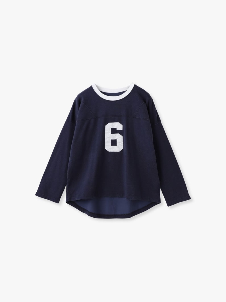 ナンバリング ロングスリーブティー（ネイビー/レッド） 詳細画像 navy 3