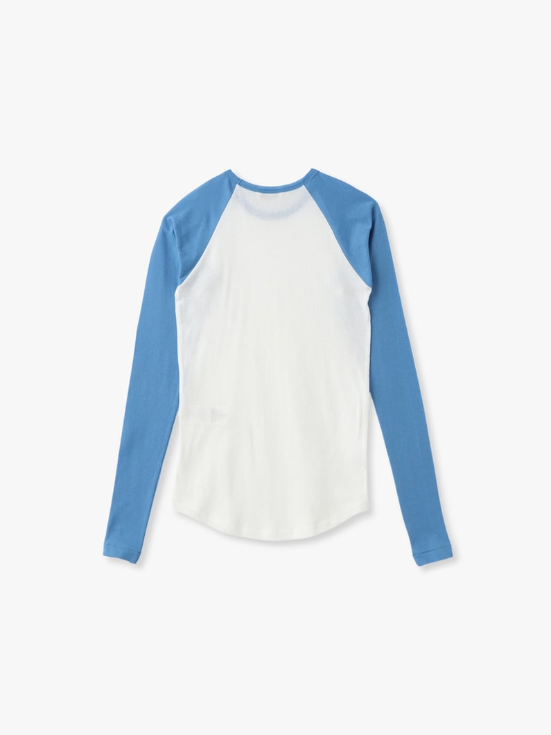 スーパー ハイゲージ シアーリブ ラグラン トップ 詳細画像 red 1