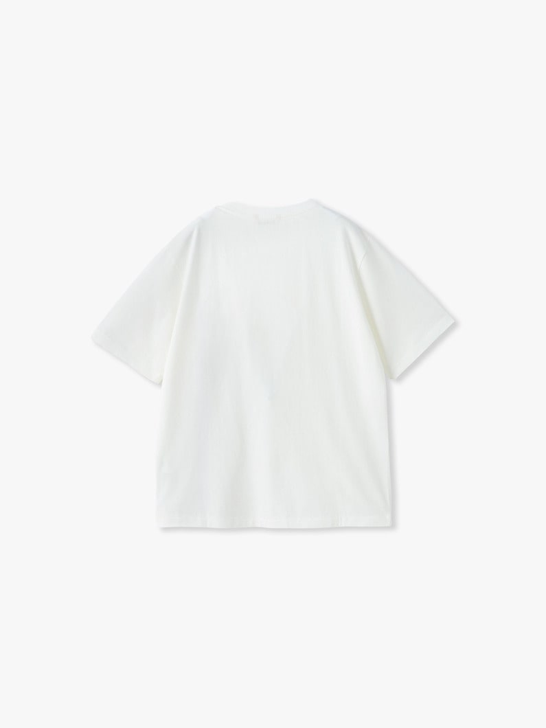 ハイゲージ コットン ジャージー ティー 詳細画像 white 1