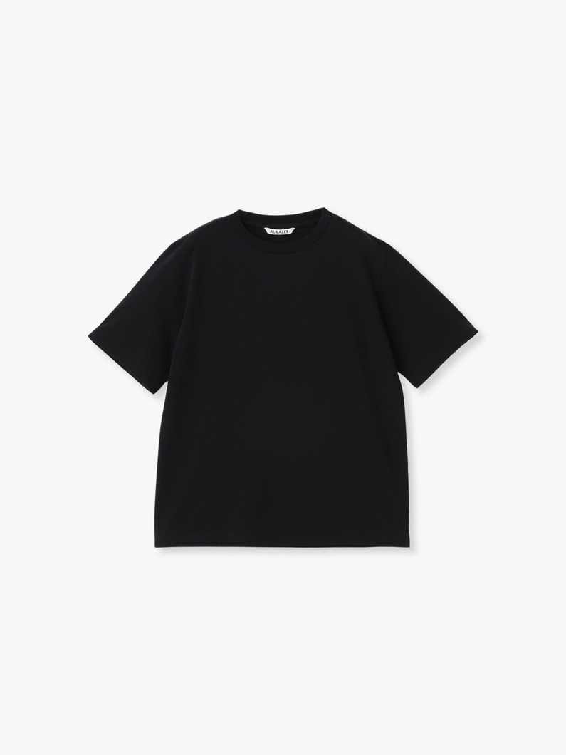 ハイゲージ コットン ジャージー ティー 詳細画像 black