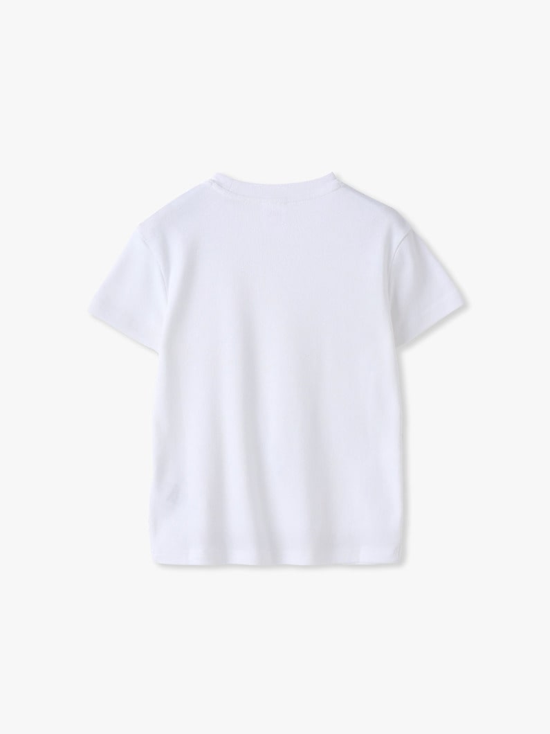 ダブル ロゴ コンパクト ティー 詳細画像 white 1