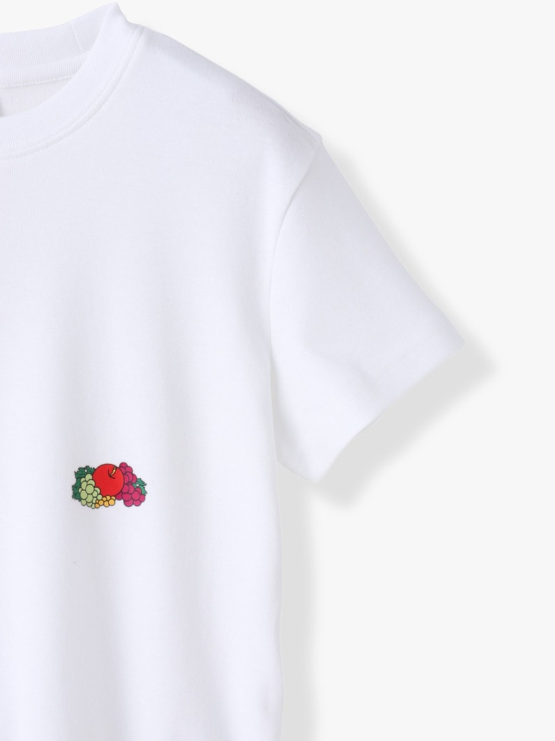 ダブル ロゴ コンパクト ティー 詳細画像 white 2