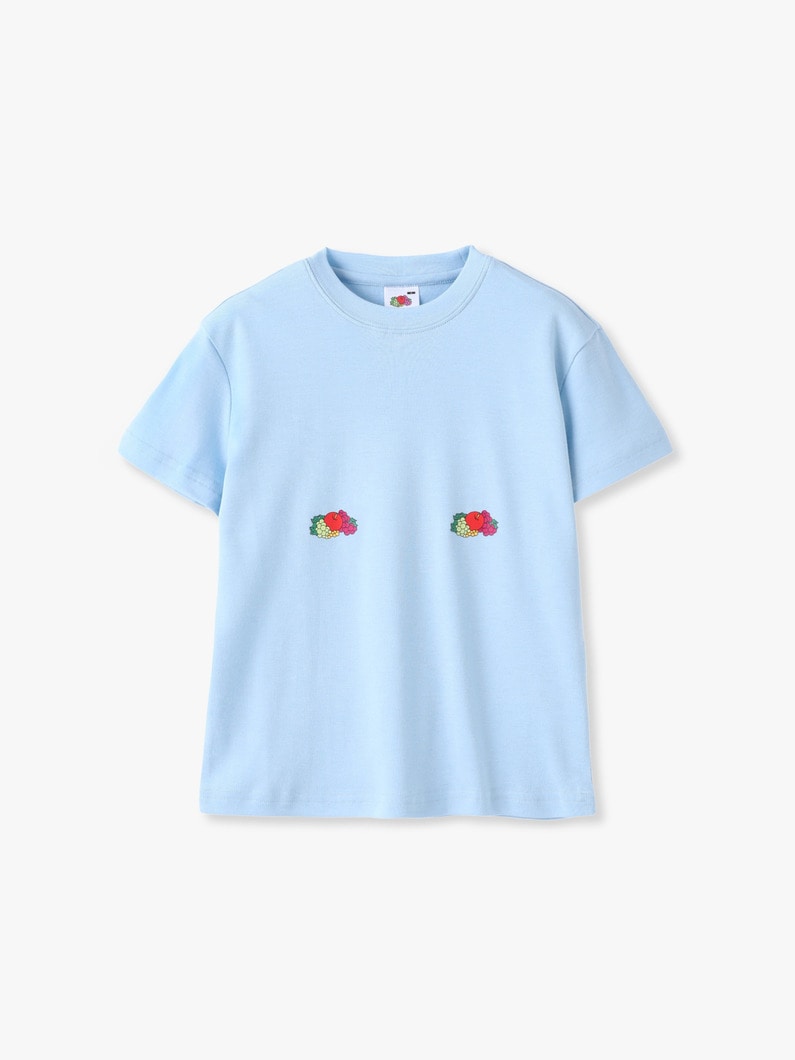 ダブル ロゴ コンパクト ティー 詳細画像 light blue