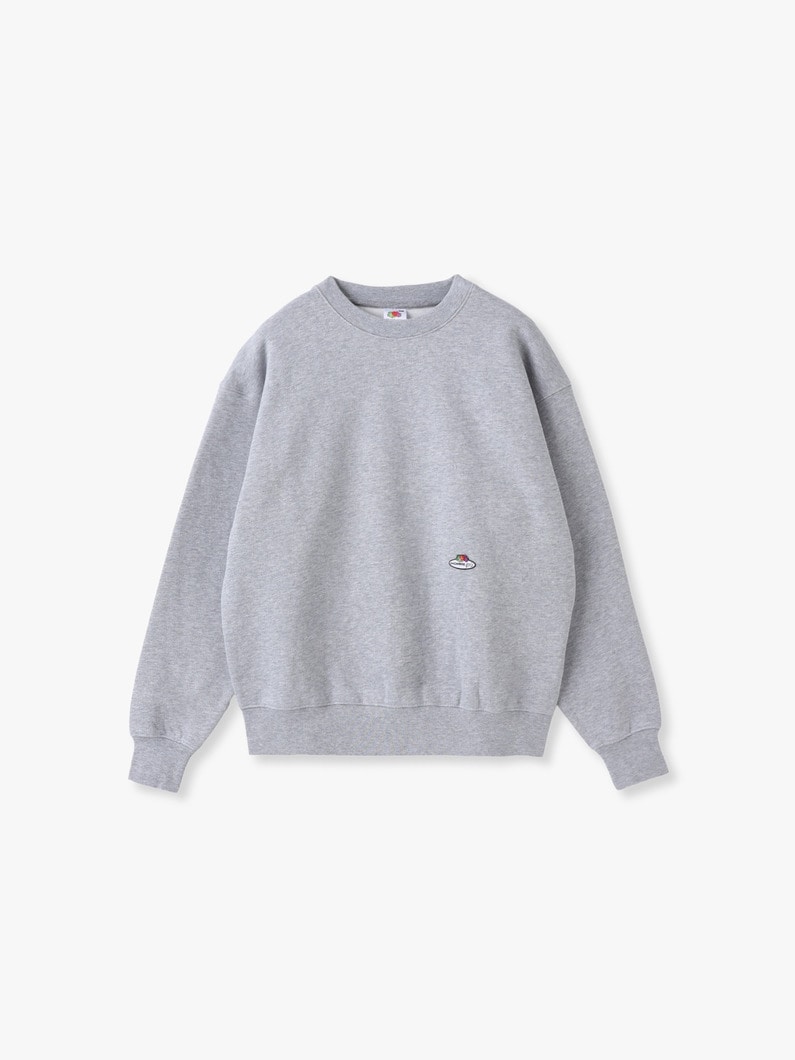 クルーネック スウェット プルオーバー（グレー） 詳細画像 gray 1