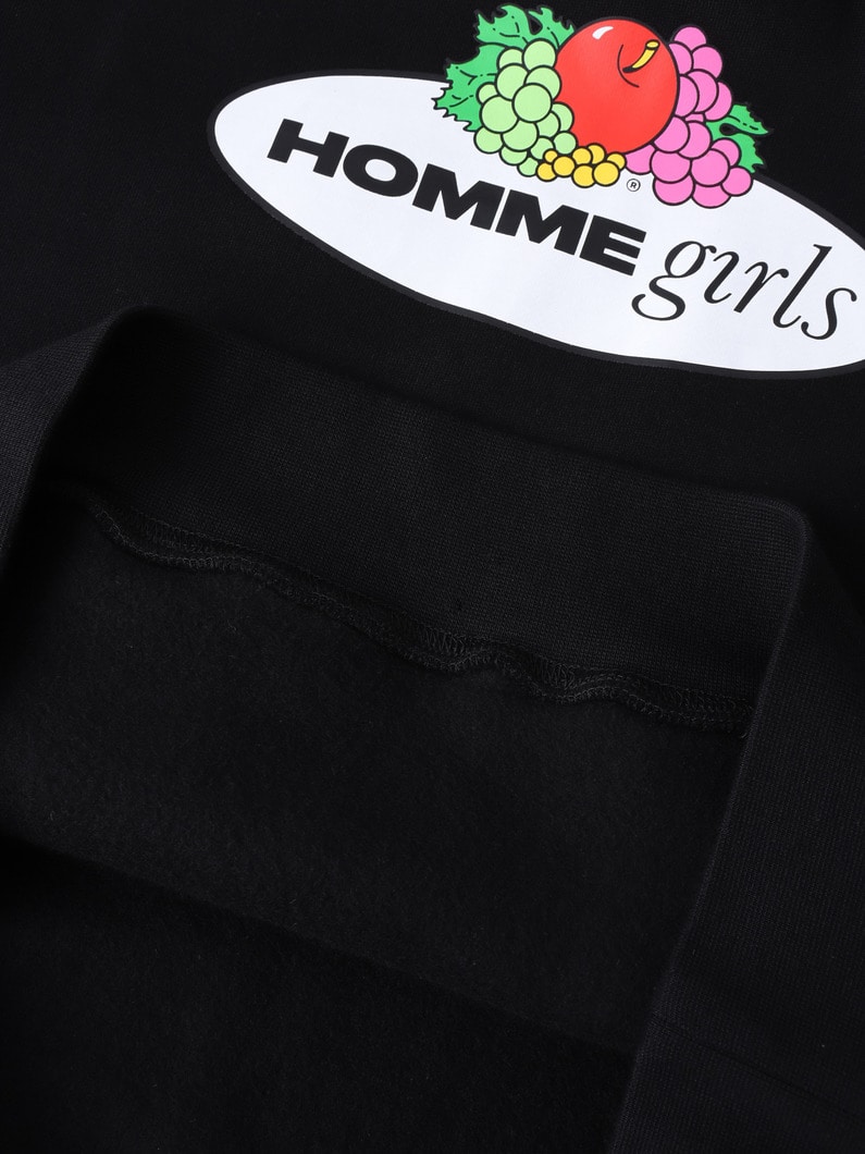 プリントロゴ フーディー 詳細画像 black 4