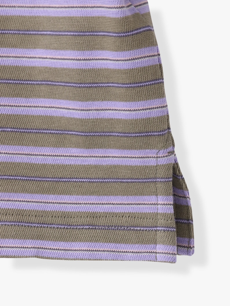 ストライプ ポロ ロングスリーブティー 詳細画像 multi 3