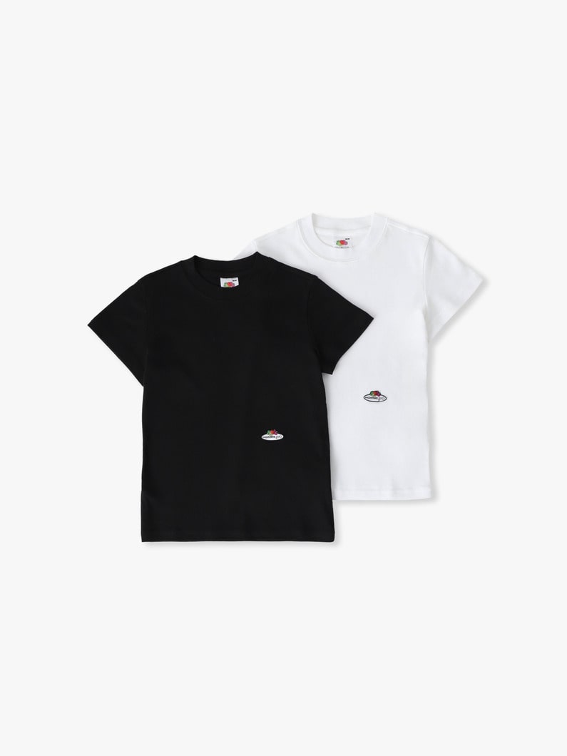 2パック ベビー ティー（ホワイト＆ブラック） 詳細画像 multi 1