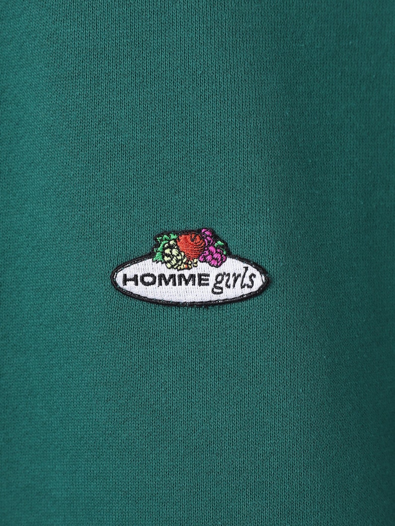 クルーネック スウェット プルオーバー（グリーン/イエロー） 詳細画像 yellow 3