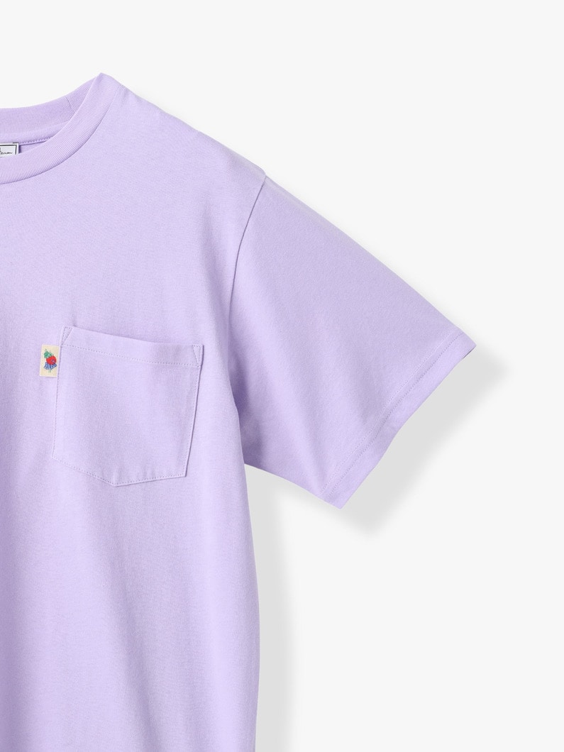 クラシック ロゴ ポケット ティー（ブラック/ラベンダー/ライトブルー） 詳細画像 lavender 2