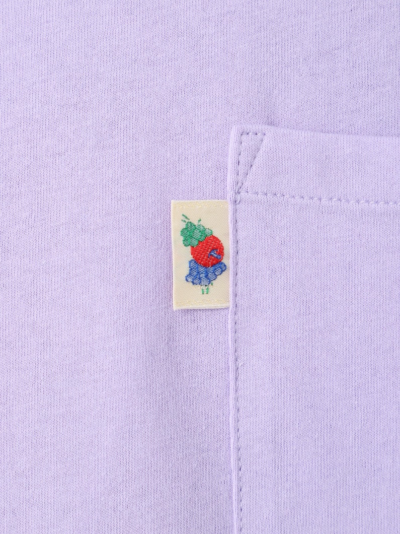 クラシック ロゴ ポケット ティー（ブラック/ラベンダー/ライトブルー） 詳細画像 lavender 3