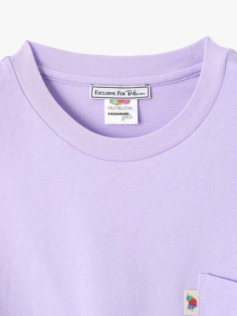 クラシック ロゴ ポケット ティー（ブラック/ラベンダー/ライトブルー） 詳細画像 lavender 4